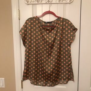 Zara silk shirt
